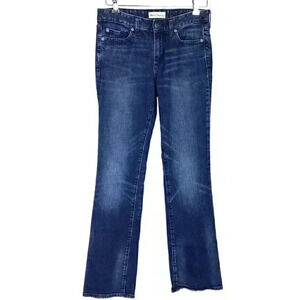 Gap 1969 Womens 27 Regular Midrise Perfect Boot Jeans Blue  Spandex Medium Wash